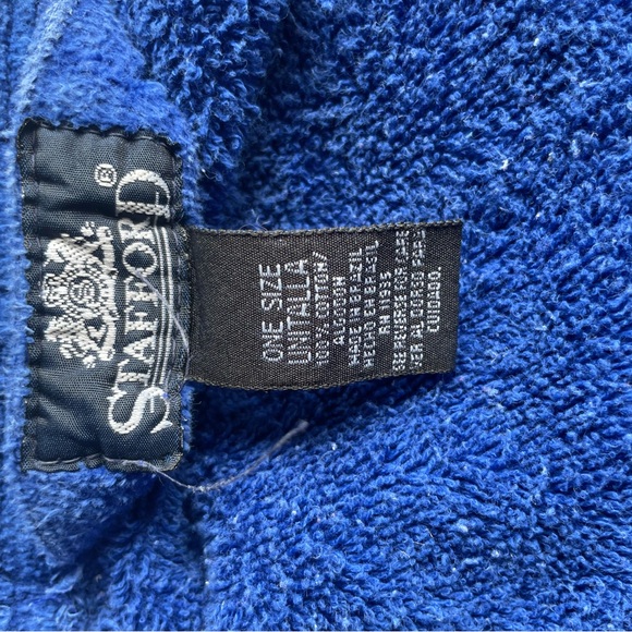 Vintage 1980s 100% cotton terry robe - Picture 3 of 3